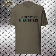 I Support My Firefighters - PTSD Awareness T-Shirt