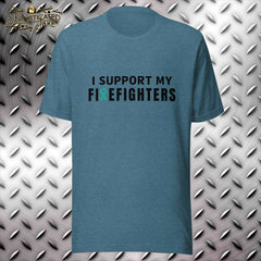 I Support My Firefighters - PTSD Awareness T-Shirt